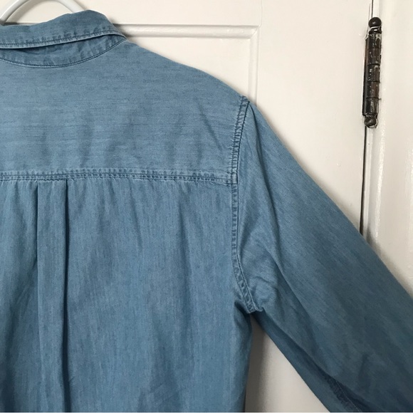 Eddie Bauer size M denim long sleeve shirt - Picture 8 of 14